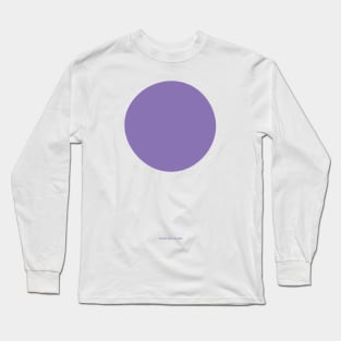 Circular - Crayola Middle Blue Purple Long Sleeve T-Shirt